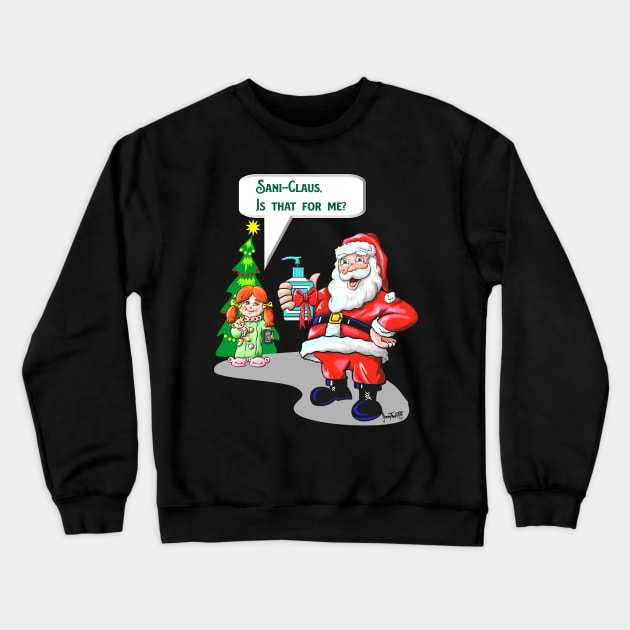 Funny Santa Claus original santa v2 Crewneck Sweatshirt by SidneyTees